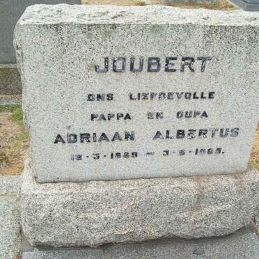 JOUBERT Adriaan Albertus 1889-1965