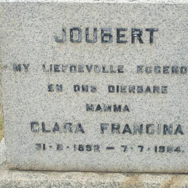 JOUBERT Clara Francina 1892-1964