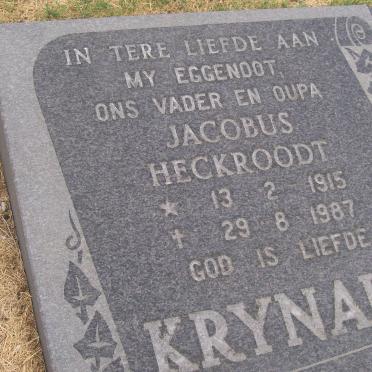 KRYNAUW Jacobus Heckroodt 1915-1987