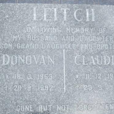 LEITCH Donovan 1963-1992 :: LEITCH Claudia 1986-1992