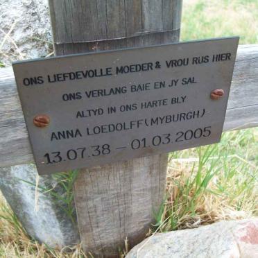 LOEDOLFF Anna nee MYBURGH 1938-2005