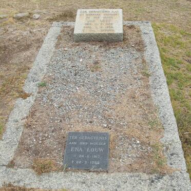 LOUW Jan 1909-1962 &amp; Ena 1917-1986