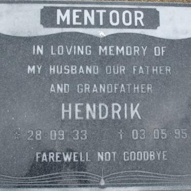 MENTOOR Hendrik 1933-1995