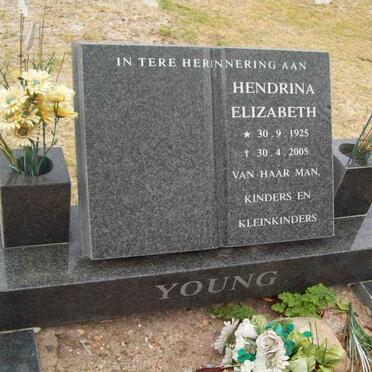 YOUNG Hendrina Elizabeth 1925-2005