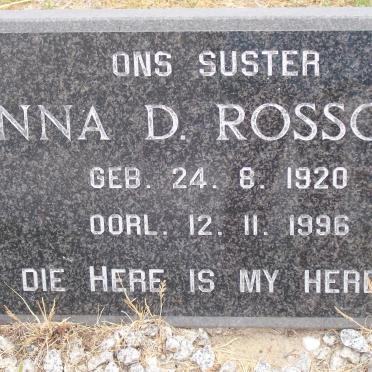 ROSSOUW Anna D. 1920-1996