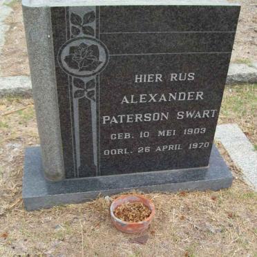 SWART Alexander Paterson 1903-1970