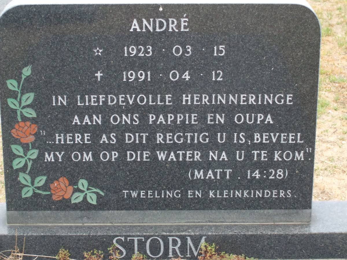 STORM André 1923-1991