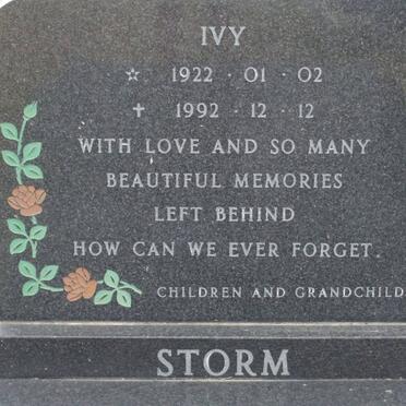 STORM Ivy 1922-1992