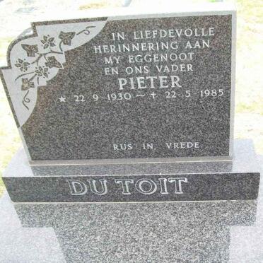 TOIT Pieter, du 1930-1985