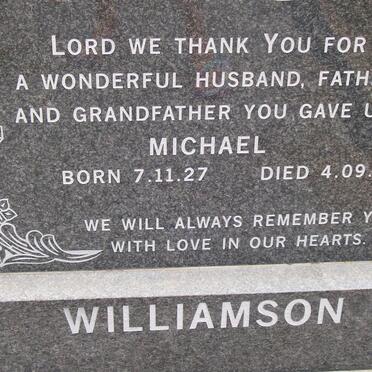 WILLIAMSON Michael 1927-1998