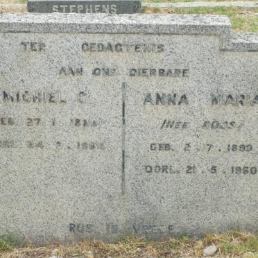 ? Michiel C. 18?-1964 &amp; Anna Maria ROOS 1899-1960