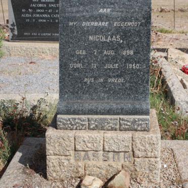 BASSON Nicolaas 1898-1950