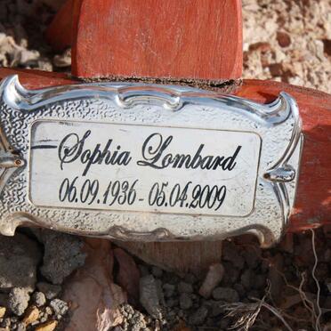 LOMBARD Sophia 1936-2009