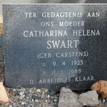 SWART Catharina Helena nee CARSTENS 1925-1988
