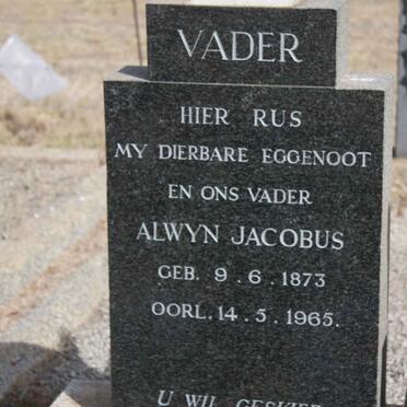 CARSTENS Alwyn Jacobus 1873-1965 &amp; Johanna Elizabeth COETZEE 1888-1976 