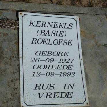 ROELOFSE Kerneels 1927-1992