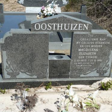 OOSTHUIZEN Magdalena Elizabeth nee THERON 1905-1982