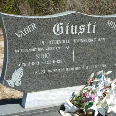 GIUSTI Sirio 1919-1990