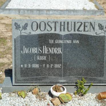 OOSTHUIZEN Jacobus Hendrik 1896-1992