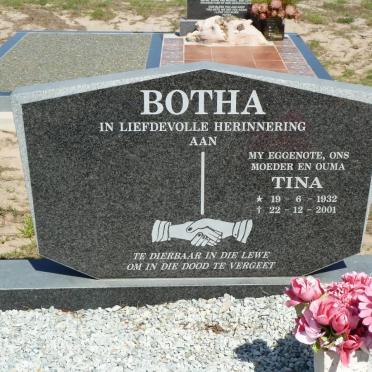 BOTHA Tina 1932-2001