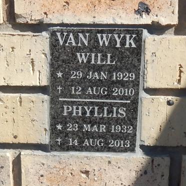 WYK Will, van 1929-2010 &amp; Phyllis 1932-2013