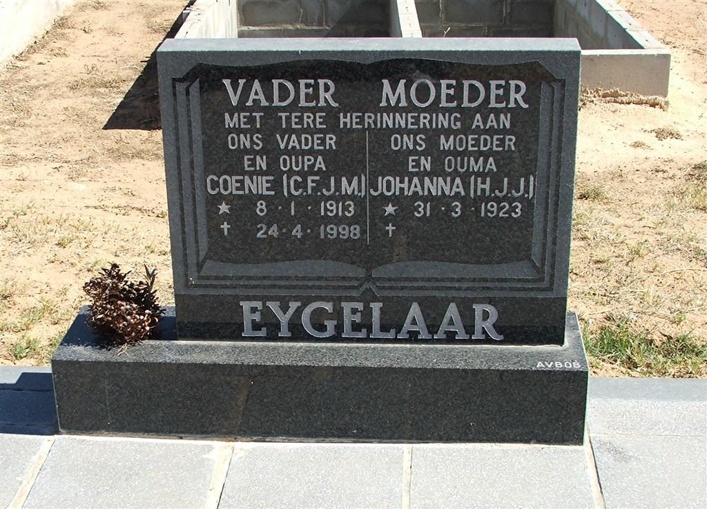 EYGELAAR C.F.J.M. 1913-1998 &amp; H.J.J. 1923-