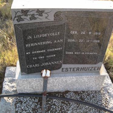ESTERHUIZEN Charl Johannes 1918-1969