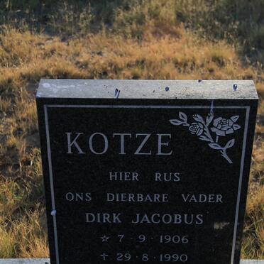 KOTZE Dirk Jacobus 1906-1990