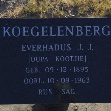 KOEGELENBERG Everhadus J.J. 1895-1963