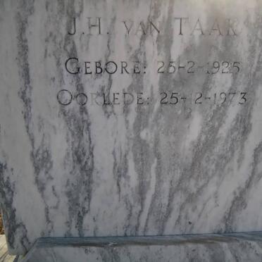 TAAK J.H., van 1925-1973