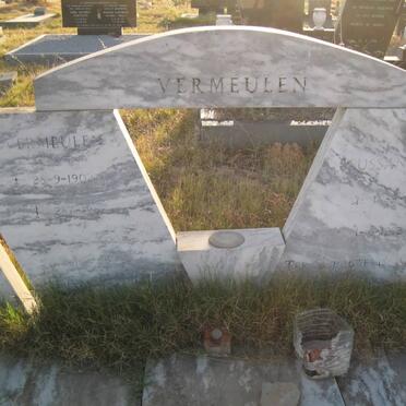 VERMEULEN H.J. 1902-1987 &amp; Susanna S.J. 1913-1982