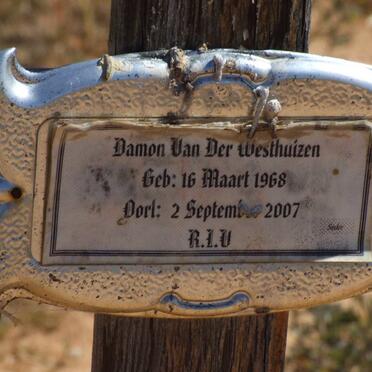 WESTHUIZEN Damon, van der 1968-2007