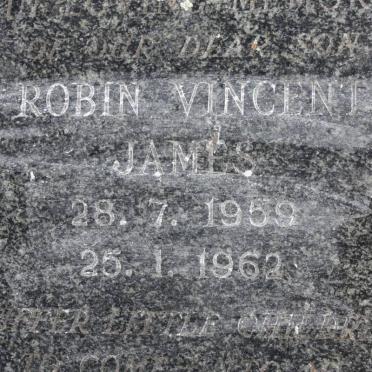 JAMES Robin Vincent 1959-1962