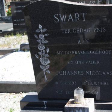 SWART Johannes Nicolaas 1893-1980