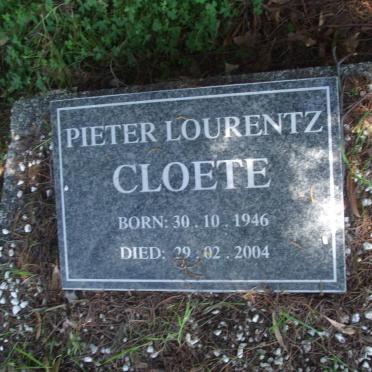CLOETE Pieter Lourentz 1946-2004