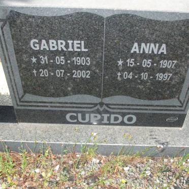 CUPIDO Gabriel 1903-2002 &amp; Anna 1907-1997