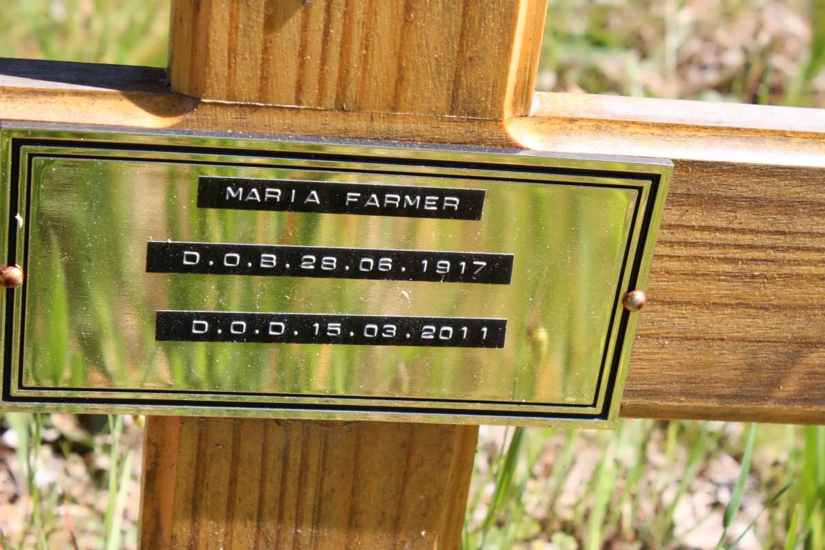 FARMER Maria 1917-2011