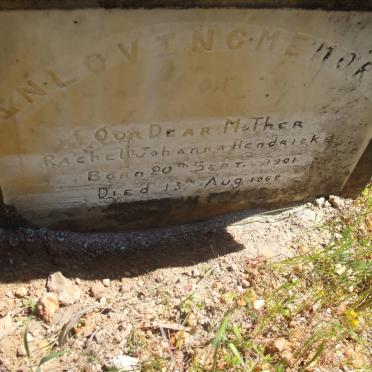 HENDRICKS Rachel Johanna 1901-1968