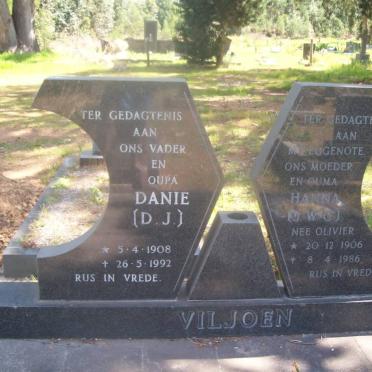 VILJOEN D.J. 1908-1992 &amp; J.W.C. OLIVIER 1906-1986