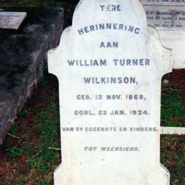 WILKINSON William Turner 1868-1934