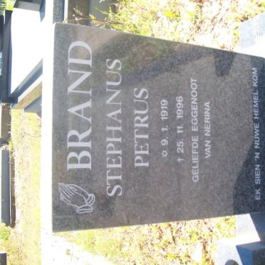 BRAND Stephanus Petrus 1919-1996