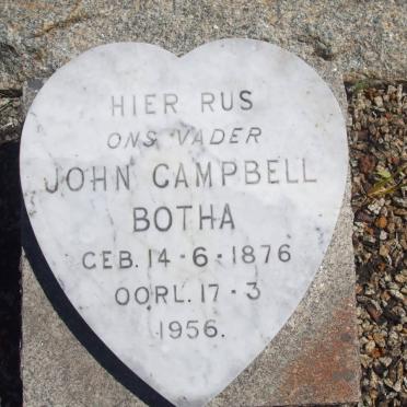BOTHA John Campbell 1876-1956