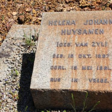 HUYSAMEN Helena Johanna nee van ZYL 1867-1961