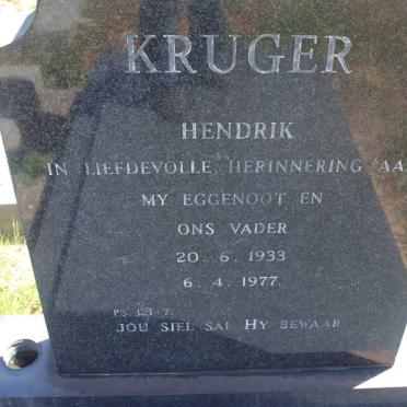 KRUGER Hendrik 1933-1977