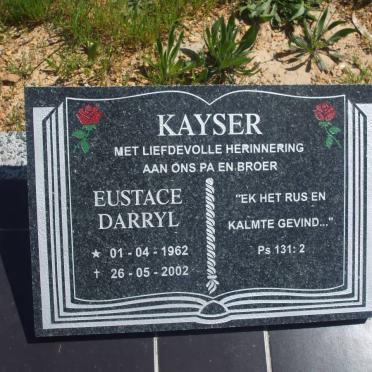 KAYSER Eustace Darryl 1962-2002