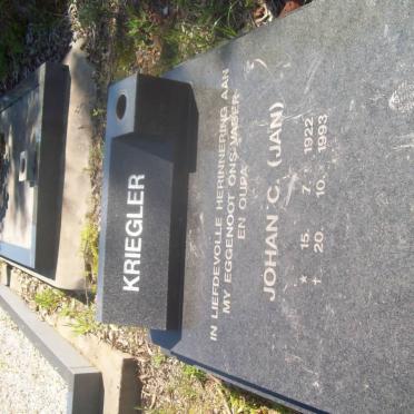 KRIEGLER Johan C. 1922-1993