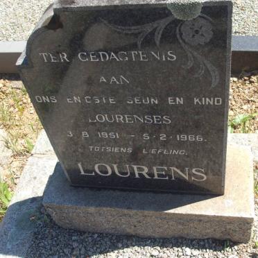 LOURENS Lourenses 1951-1966