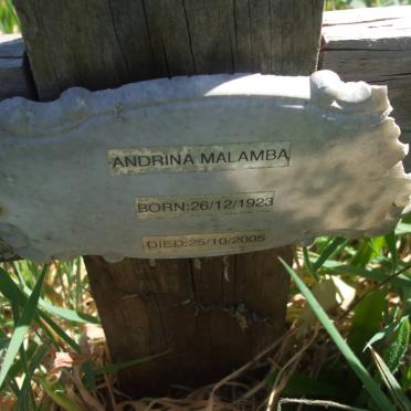 MALAMBA Andrina 1923-2005
