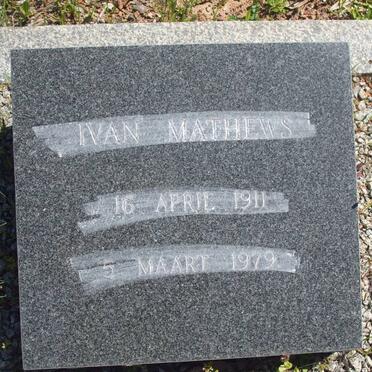 MATHEWS Ivan 1911-1979