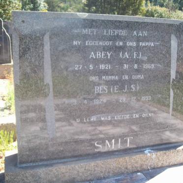 SMIT A.F. 1921-1969 &amp; E.J.S. 1924-1993